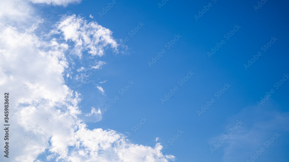 Beautiful white clouds and bright sky For making the background Beautiful white clouds and bright sky For making the background