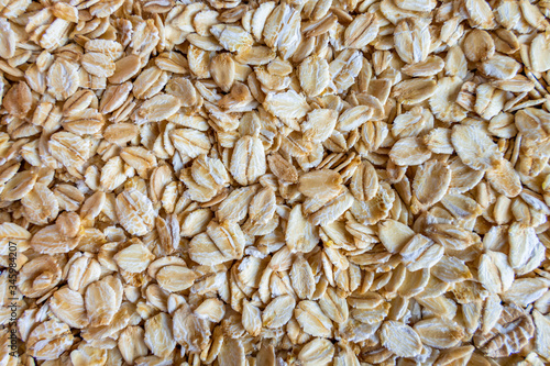 background of oat flakes 