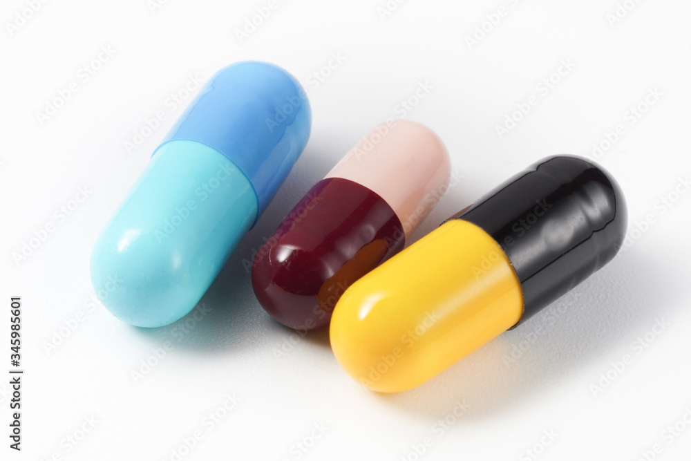 Macro ..Close up Many Drug tablet on white background Macro ..Close up Many Drug tablet on white background