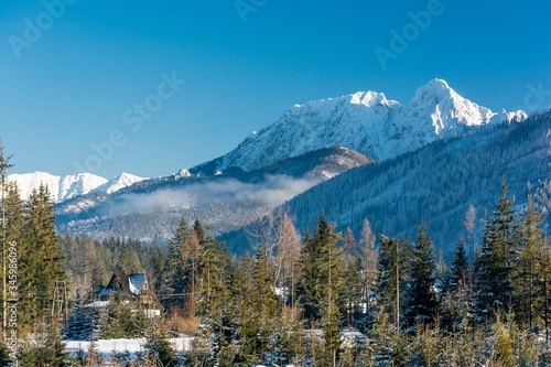 Obraz na płótnie widok na Giewont w salonie