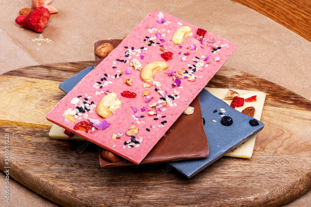 delicious milk and bitter chocolate pink and white creative design stunning deep taste of milk chocolate delicious milk and bitter chocolate pink and white creative design stunning deep taste of milk chocolate