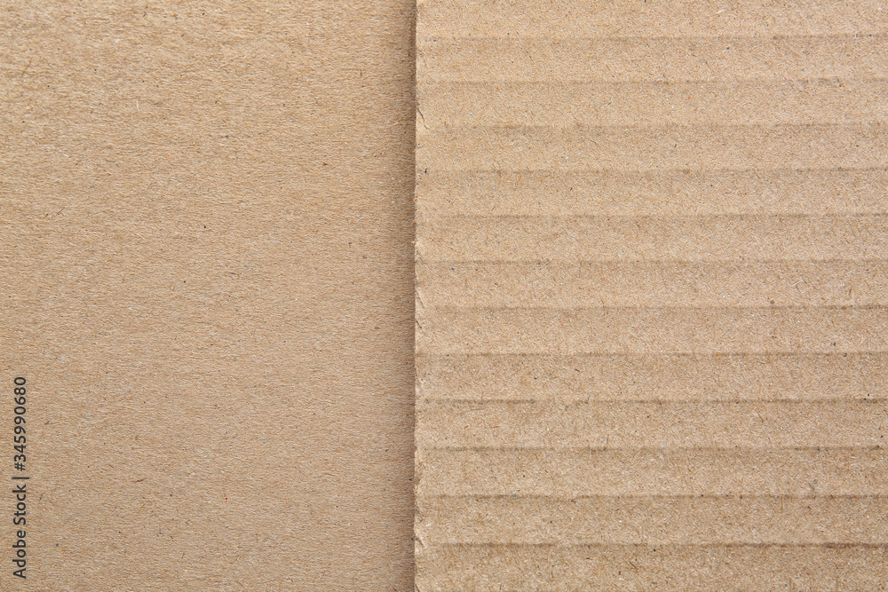 Fototapeta premium Texture of cardboard paper, closeup