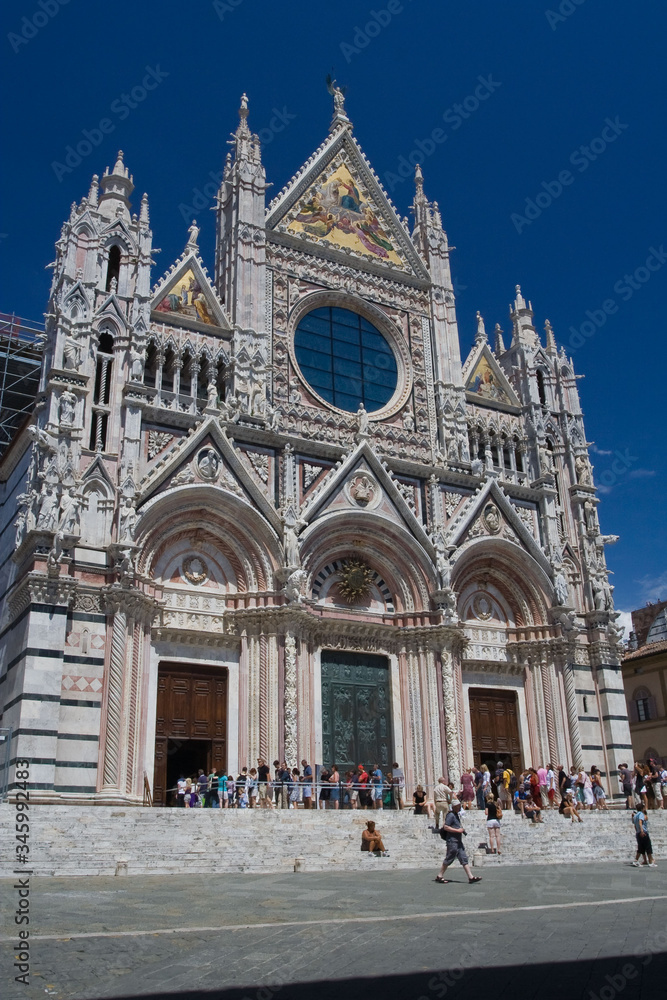Katedra w  Sienie - Toskania, Włochy