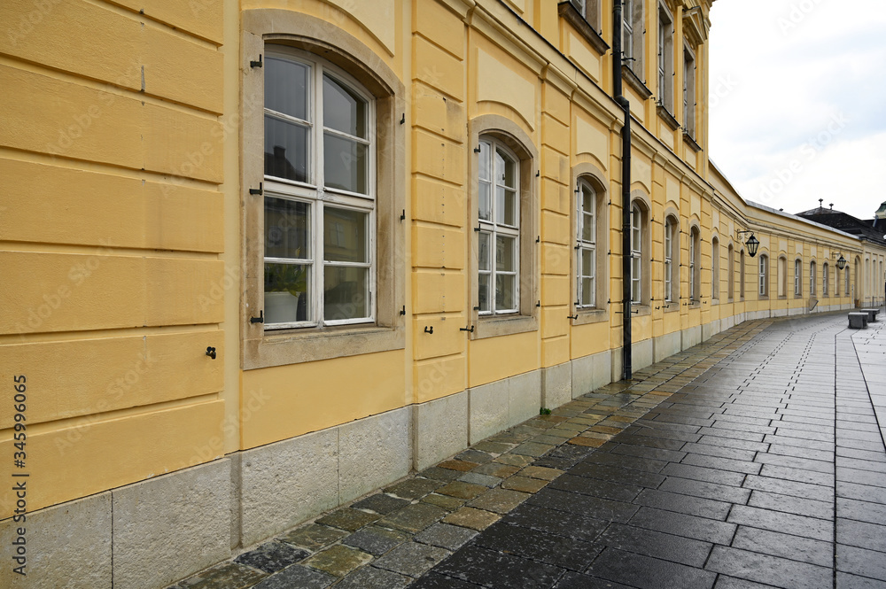 Old street in Laxenburg Austria