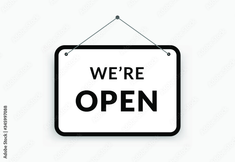 Shop Open Sign Template