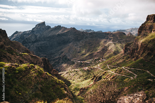 view of the mountains