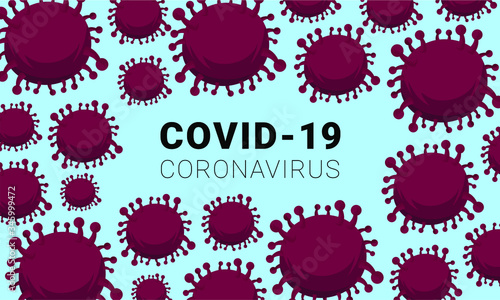 Coronavirus disease COVID-19 infection medical isolated. New official name for Coronavirus disease named COVID-19, vector illustration (ID: 345999472)