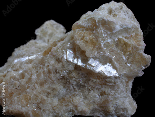 Photos Mica sample isolated on black background