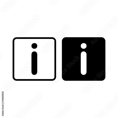 Info sign, information icon