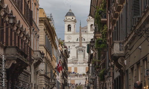 ROME STREET TO SQUARE OF SPAIN