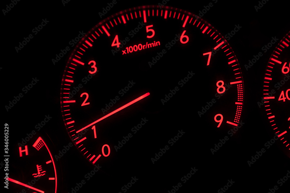 race car tachometer red color racing car race car tachometer red color racing car