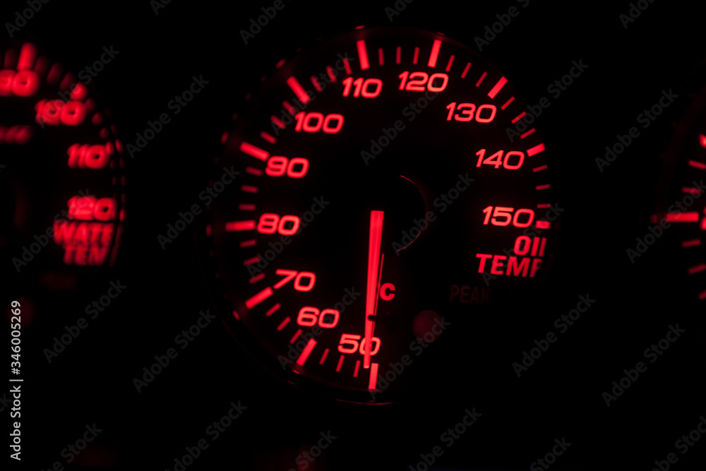 race car red oil temperature racing device race car red oil temperature racing device
