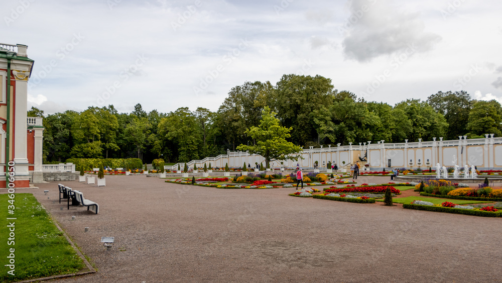 Kadriorg Palace, Tallinn / Estonia - September 03 2019. Kadriorg Palace in Kadriorg Park in Tallinn.