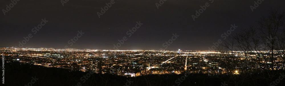 Montreal city view by night