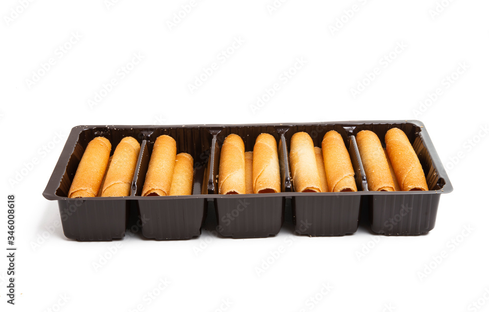 cookie rolls isolated cookie rolls isolated