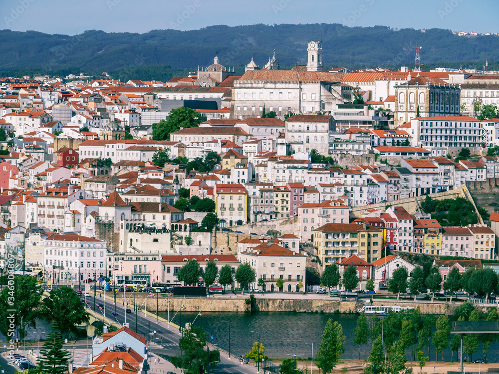 Skyline of Coimbra, Portugal