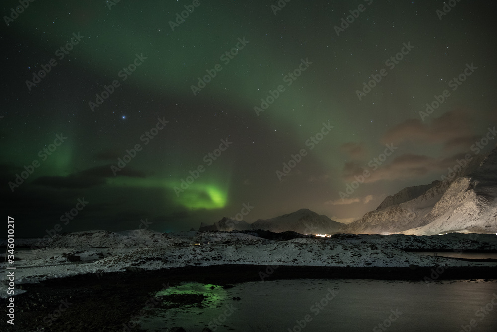The Northern Lights over Lofoten