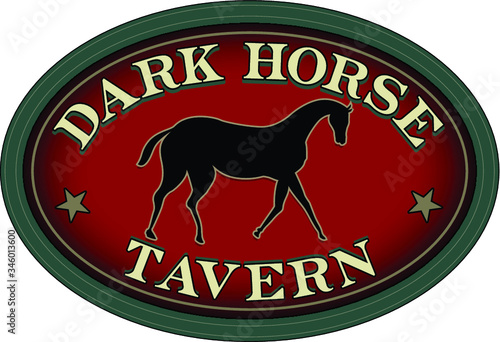 Tavern Sign Vector Illustration