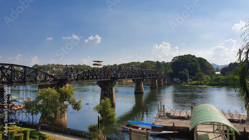 The bridge over the river Kwai, Kanchanaburi, Thailand