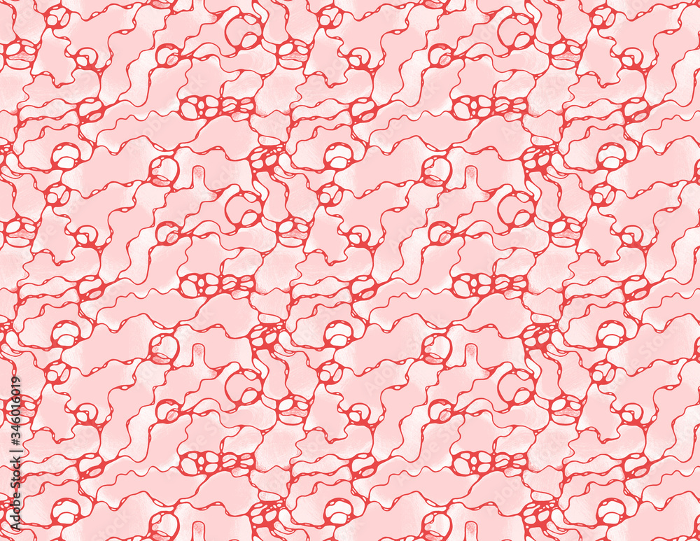 Fototapeta premium Dynamic Rhythm pink background pattern