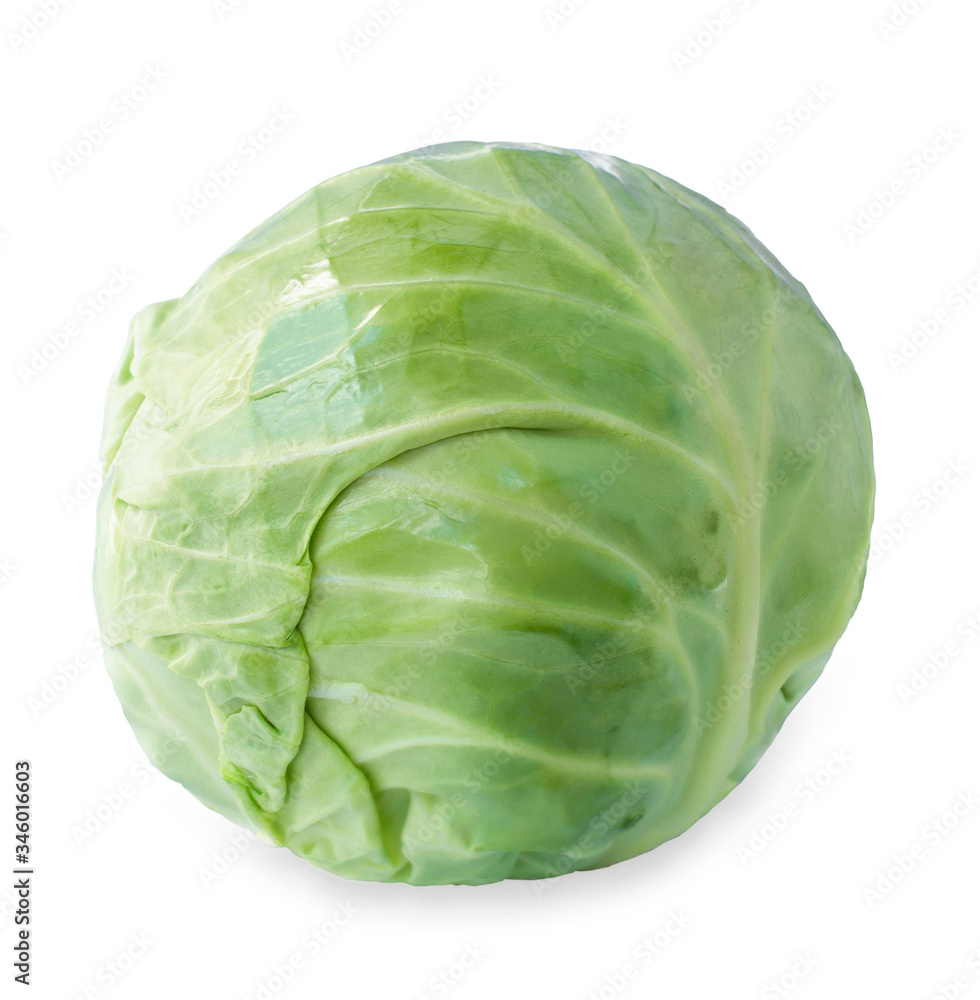 Cabbage isolated on white background Cabbage isolated on white background