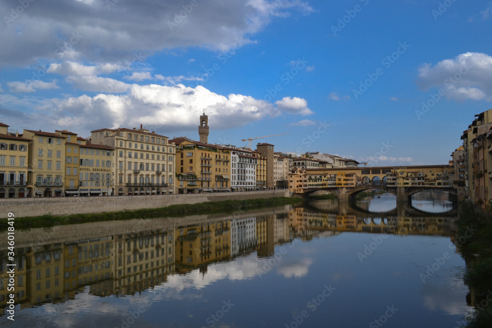 Ponte Vecchio and surrounding architecture Florence, Italy