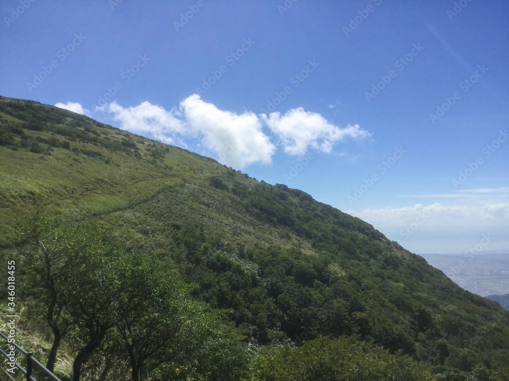 Lush landscape of Mount Ibuki