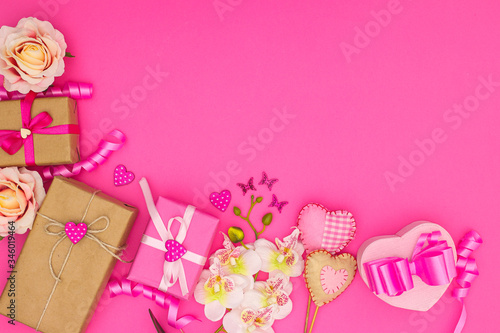 Romantic decoration with gifts for special day  © Long Frame