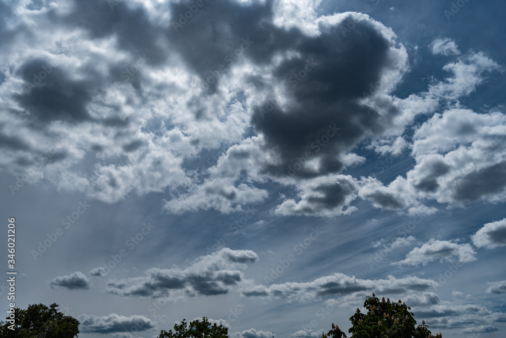 Cumulus-Wolkengebilde