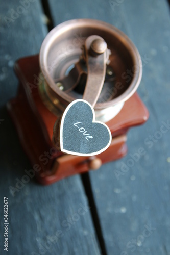 Love Coffee concept,