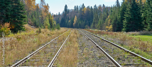 Railway tracks photo