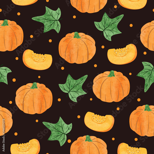 Seamless vector watercolor ...