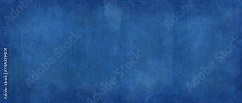 abstract grunge blue wall background, texture, banner with copy space