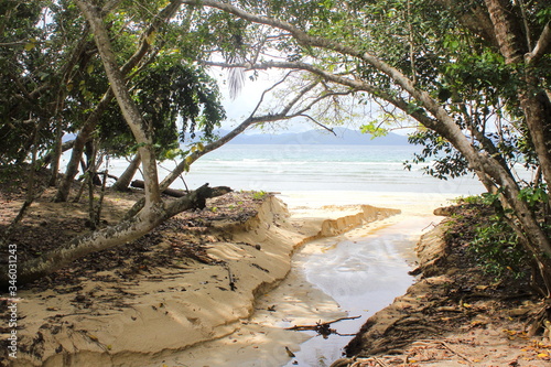 The island of Doini, in Milne Bay, Papua New Guinea photo