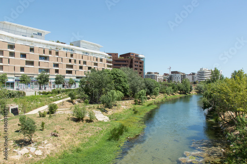 district of the city of Montpellier photo