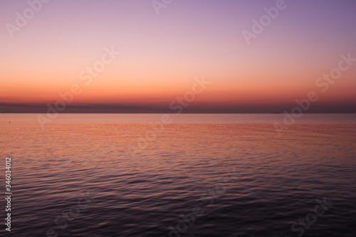 sunset over the sea © Nadiia