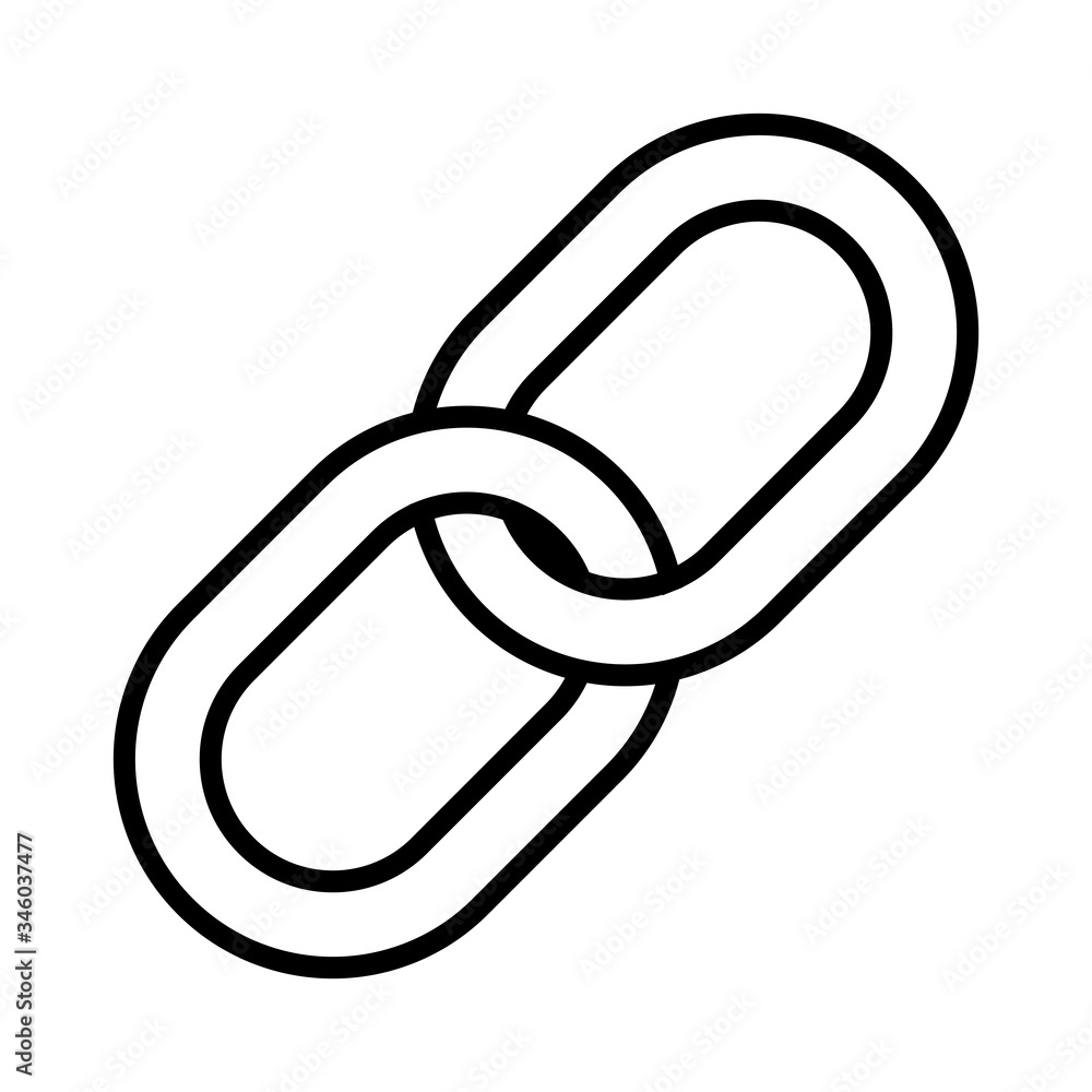chain icon design vector template chain icon design vector template