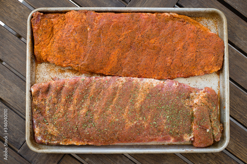 фотографія Seasoned Ribs Ready to Grill
