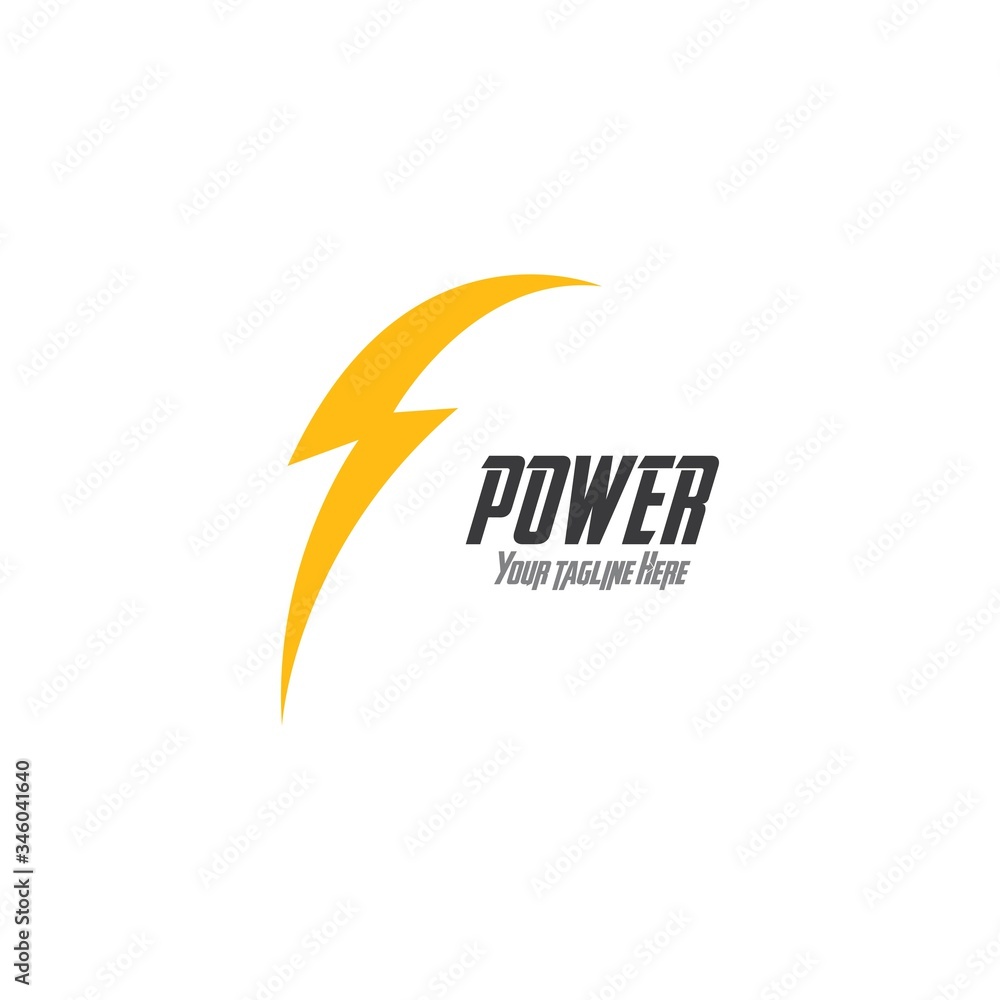 Lightning Logo Template Lightning Logo Template