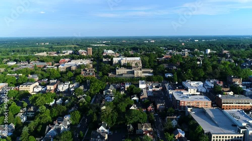 Aerial Pull Away of Princeton University photo