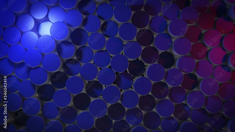 Abstract cylindrical geometric blue surfaces in virtual space. Randomly placed geometric shapes. Bright and beautiful background made of cylinders
Abstract cylindrical geometric blue surfaces in virtual space. Randomly placed geometric shapes. Bright and beautiful background made of cylinders