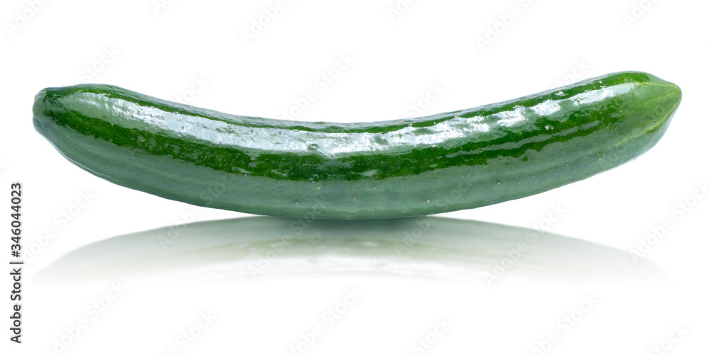 Fresh cucumber on white background, Cucumber isolated on white background with clipping path Fresh cucumber on white background, Cucumber isolated on white background with clipping path