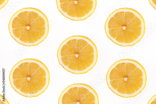 Lemon isolated on white background. Collection