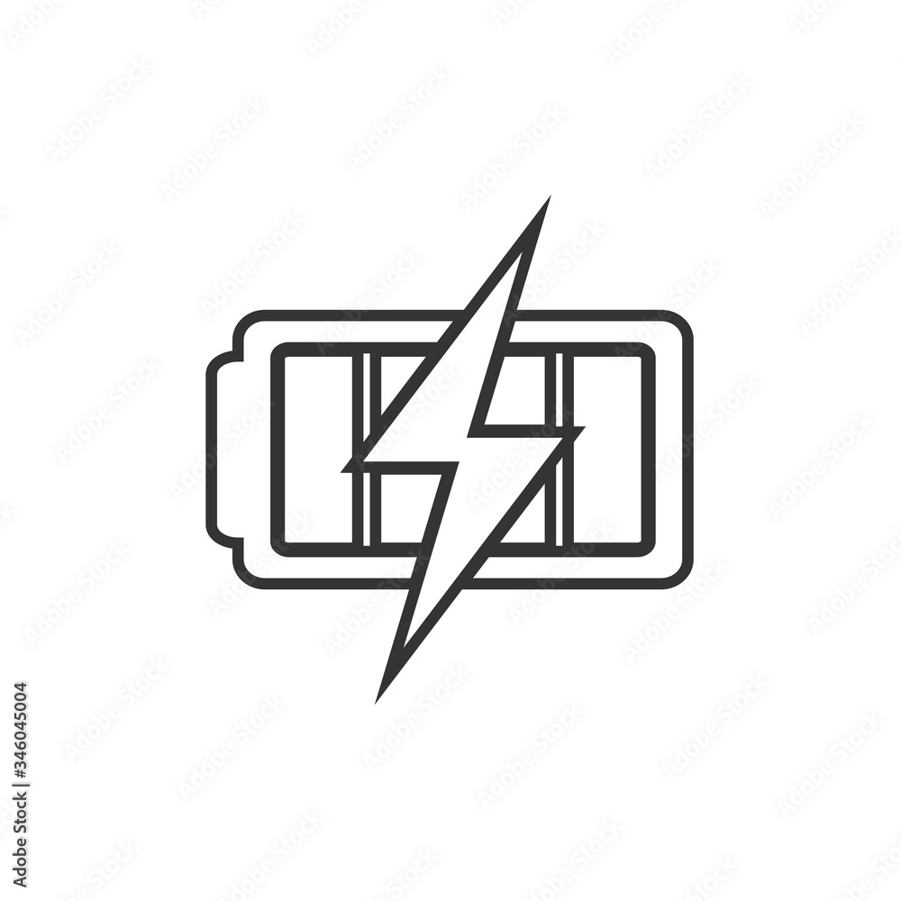 battery charging icon vector illustration design battery charging icon vector illustration design