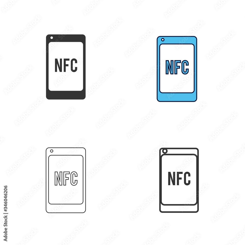 nfs phone icon vector illustration design nfs phone icon vector illustration design