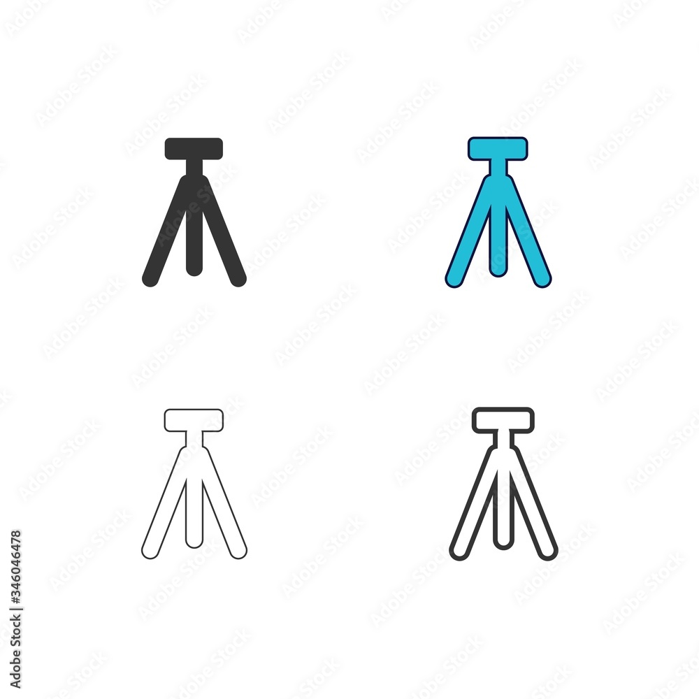 tripod icon vector illustration design tripod icon vector illustration design