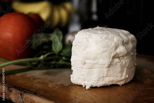 Basil and ricotta cheese