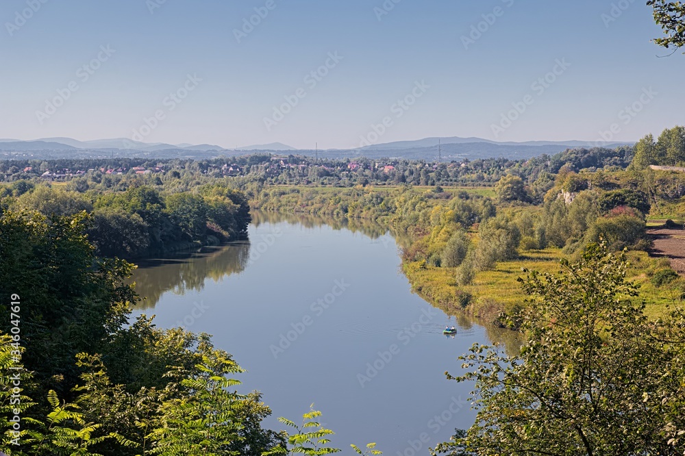 Fototapeta premium A wonderful View of Tyniec in Kracow