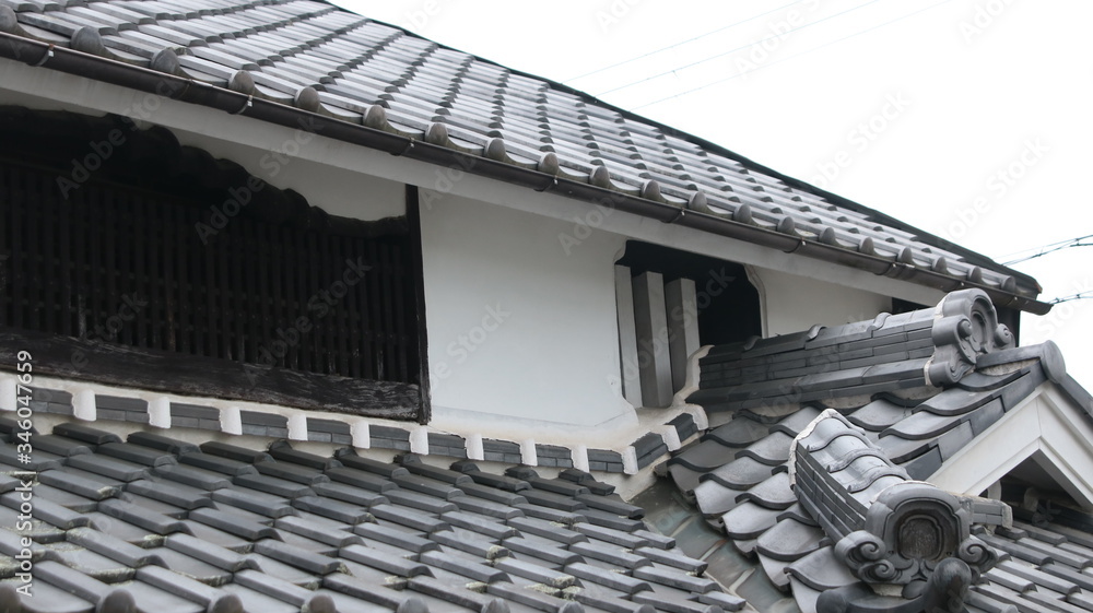 Fototapeta premium 道場の街並み