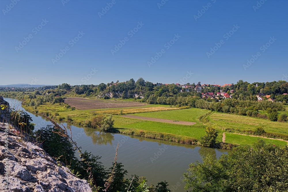 Obraz premium A wonderful View of Tyniec in Kracow